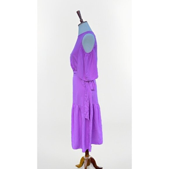 Closet london Womens Cold Shoulder Waist Tie Dress Size 4 US $130 - Picture 5 of 11